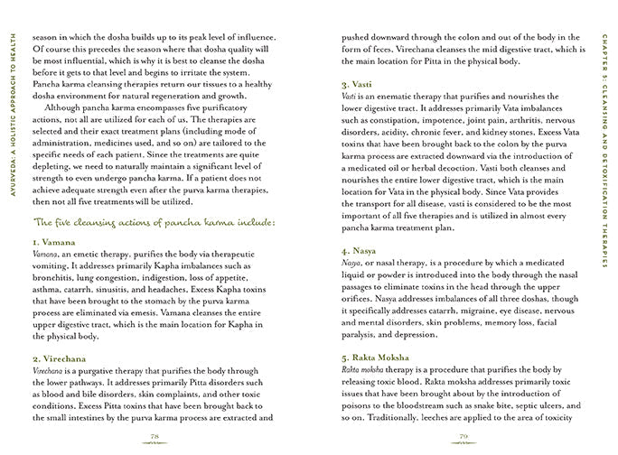 Ayurveda Softcover Book