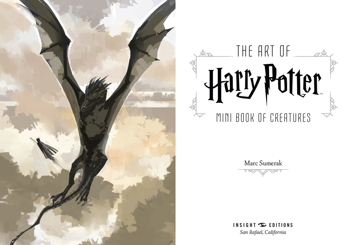 The Art of Harry Potter: Mini Book of Creatures Hardcover Book