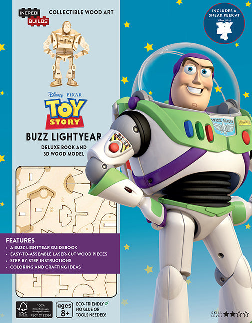 IncrediBuilds: Toy Story: Buzz Lightyear Deluxe Book and Model Set Hardcover Book