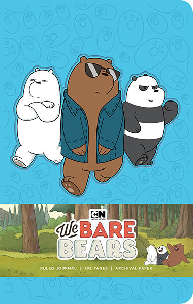 We Bare Bears Hardcover Ruled Journal Hardcover Book