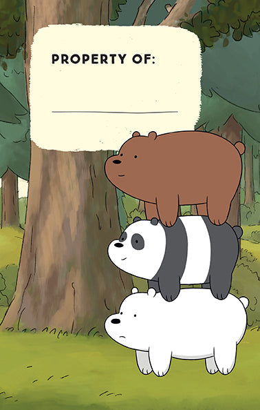 We Bare Bears Hardcover Ruled Journal Hardcover Book