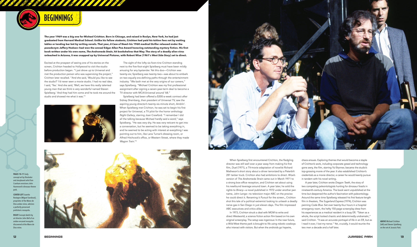 Jurassic Park: The Ultimate Visual History Hardcover Book