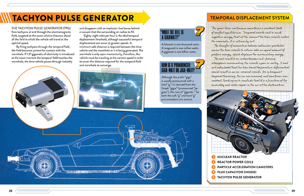 Back to the Future: DeLorean Time Machine Hardcover Book