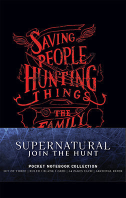 Supernatural Pocket Notebook Collection (Set of 3) Softcover Book