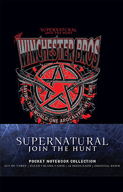 Supernatural Pocket Notebook Collection (Set of 3) Softcover Book