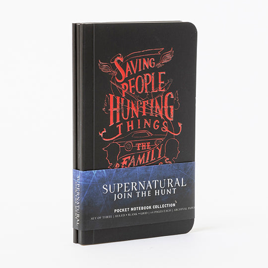 Supernatural Pocket Notebook Collection (Set of 3) Softcover Book