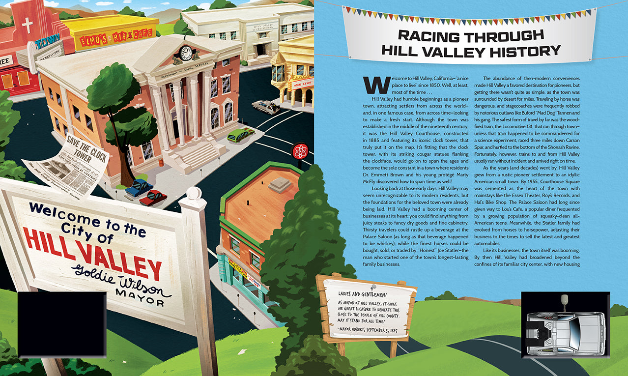 Back to the Future: Race Through Time Hardcover Book