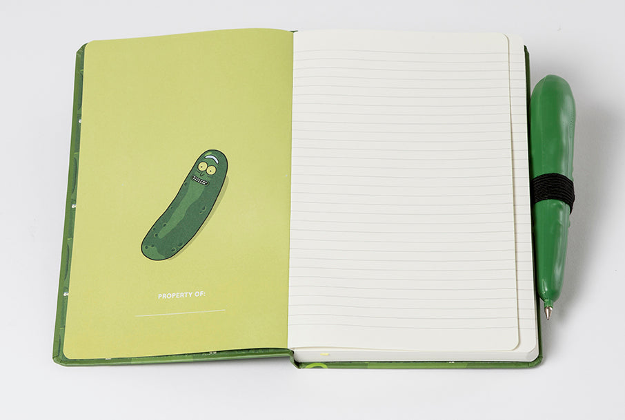 Rick and Morty: Pickle Rick Hardcover Ruled Journal With Pen Hardcover Book