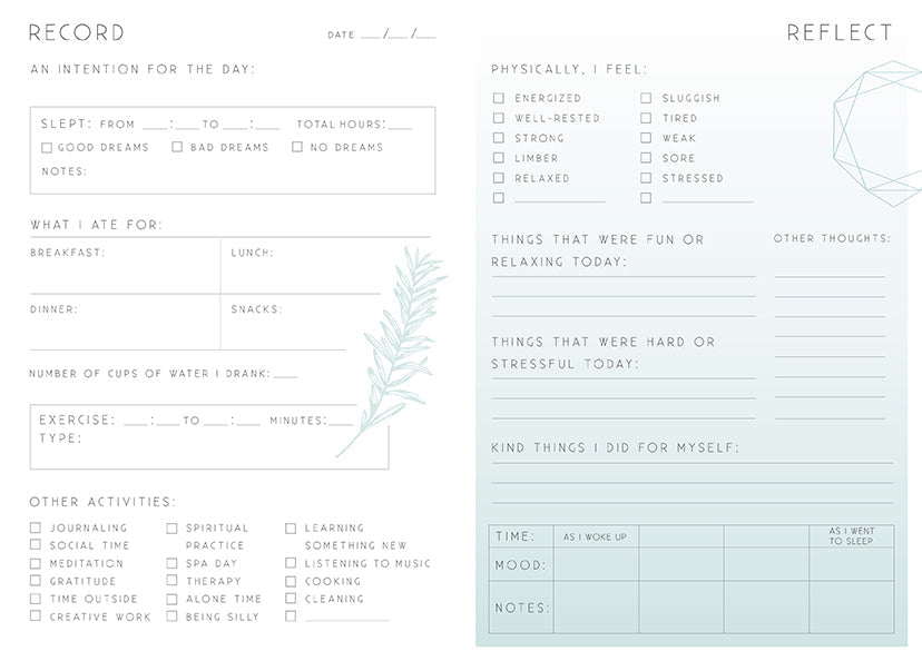 Self-Care Softcover Book