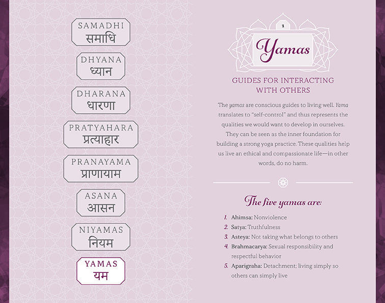 The Eight Limbs of Yoga Hardcover Book
