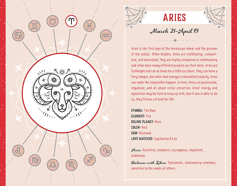 The Twelve Signs of the Zodiac Hardcover Book