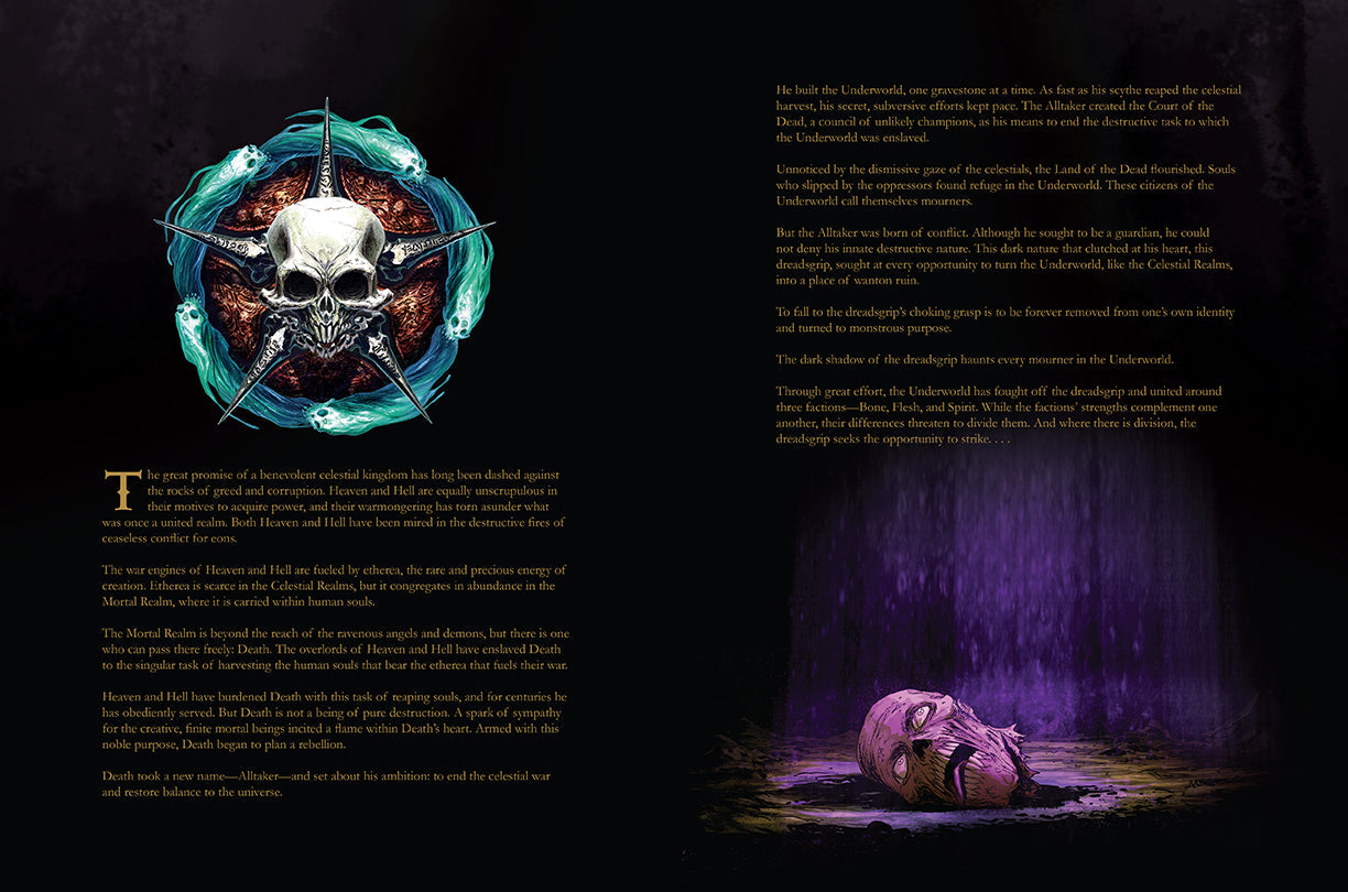 Court of the Dead: Shadows of the Underworld Hardcover Book