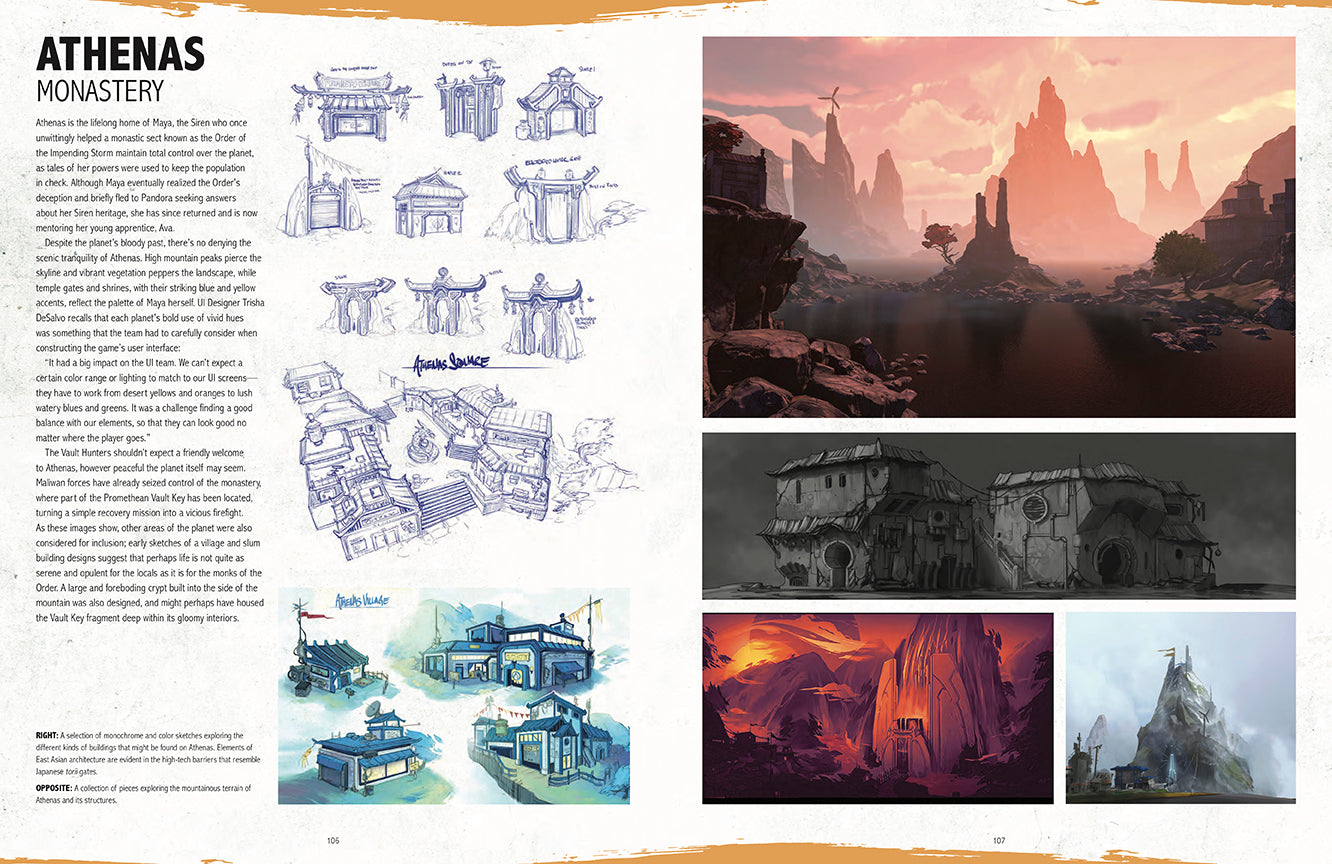 The Art of Borderlands 3 Hardcover Book