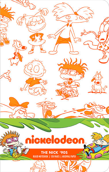 The Nick '90s Ruled Notebook Softcover Book