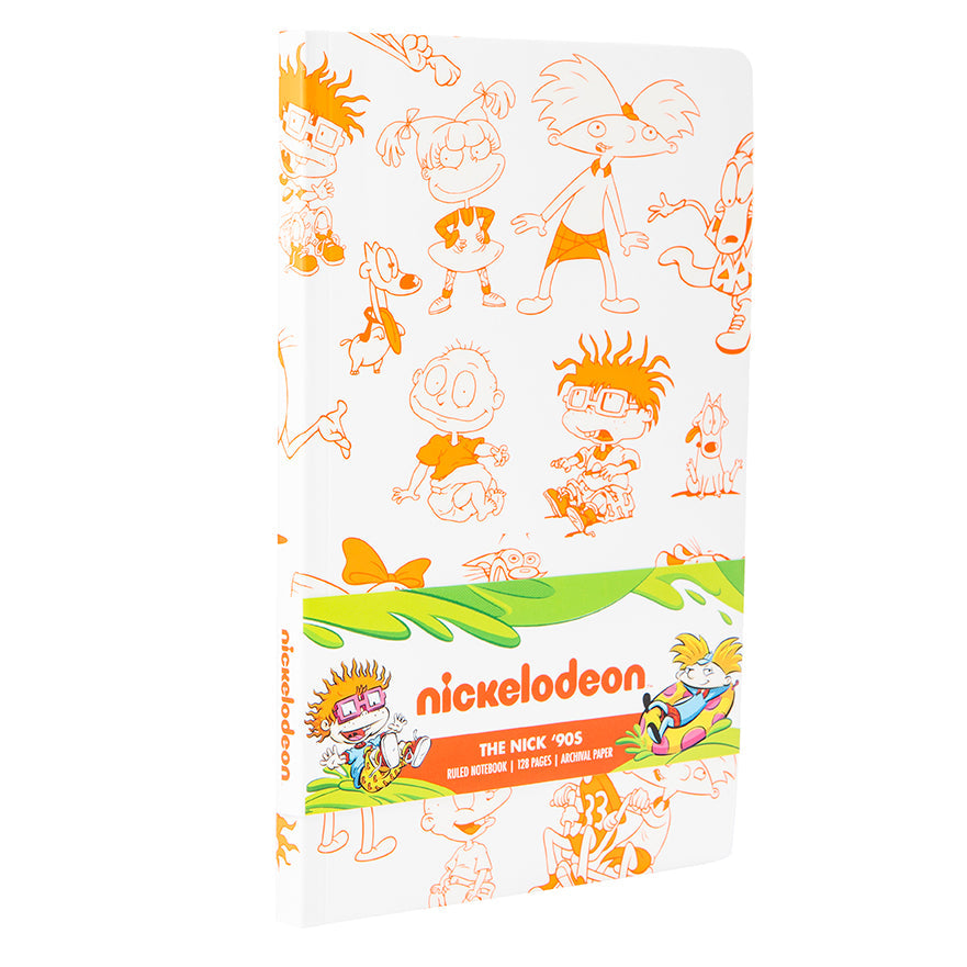 The Nick '90s Ruled Notebook Softcover Book