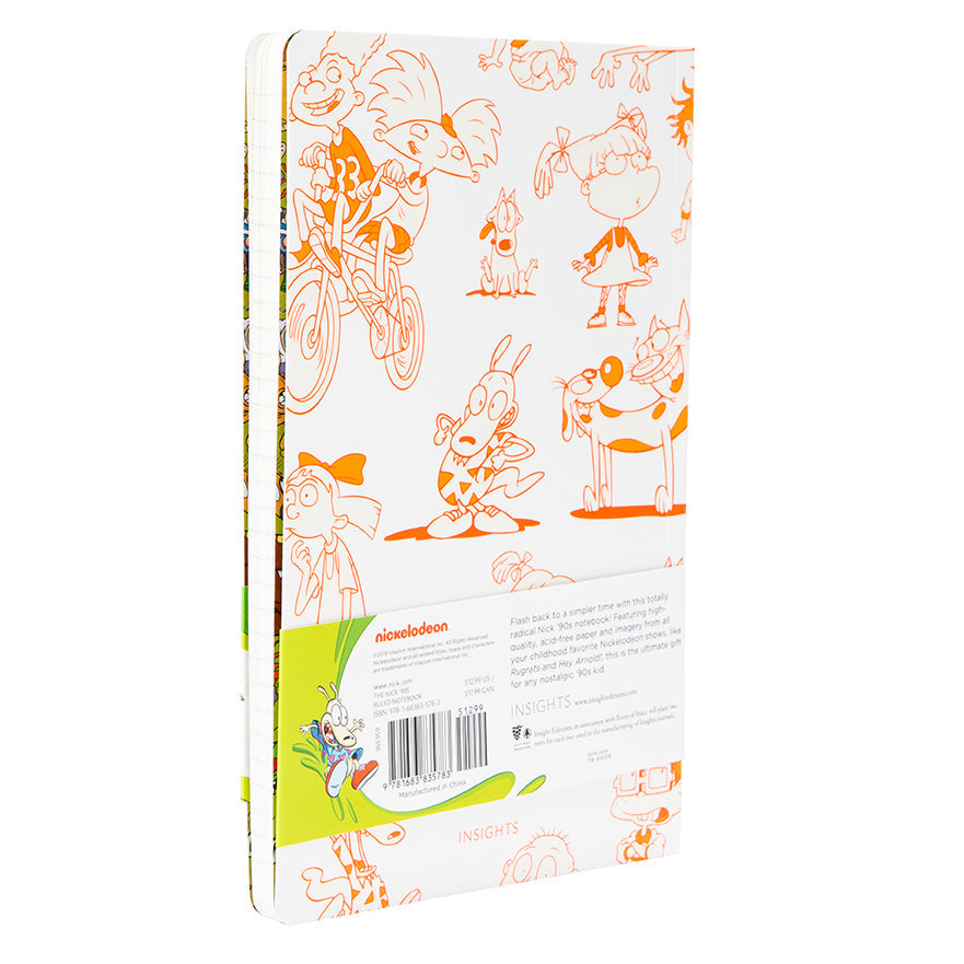 The Nick '90s Ruled Notebook Softcover Book
