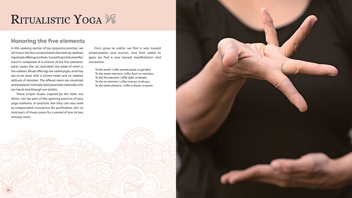 Yoga and the Art of Mudras Hardcover Book