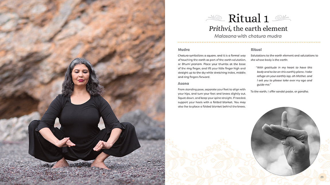 Yoga and the Art of Mudras Hardcover Book
