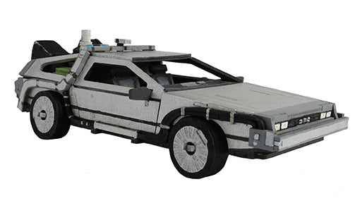 IncrediBuilds: Back to the Future: DeLorean Book and 3D Wood Model Softcover Book