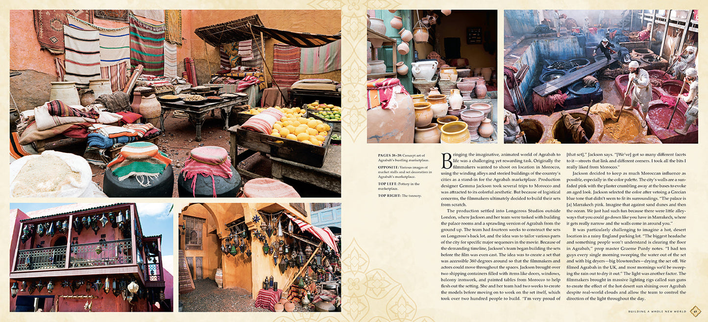 The Art and Making of Aladdin Hardcover Book