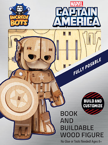 IncrediBuilds: IncrediBots: Marvel: Captain America Softcover Book