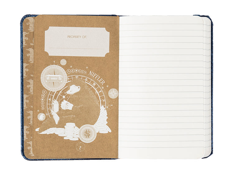 Fantastic Beasts: The Crimes of Grindelwald: Niffler Ruled Pocket Journal Hardcover Book