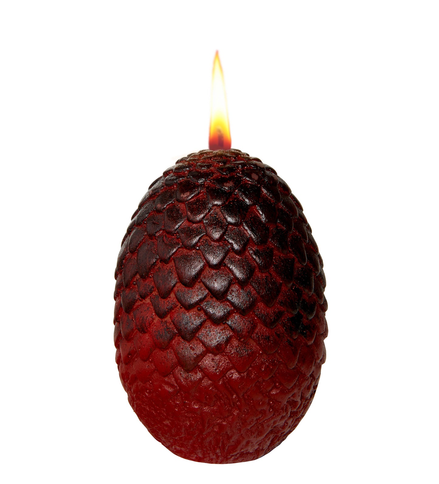 Game of Thrones: Sculpted Dragon Egg Candle [Red]