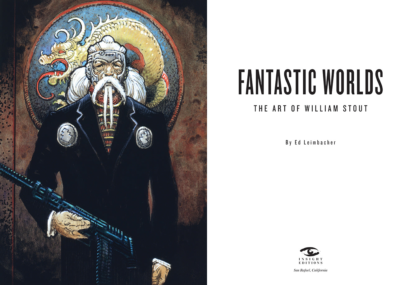 Fantastic Worlds: The Art of William Stout Hardcover Book