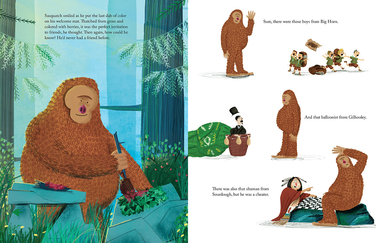 A Smile for Sasquatch Hardcover Book