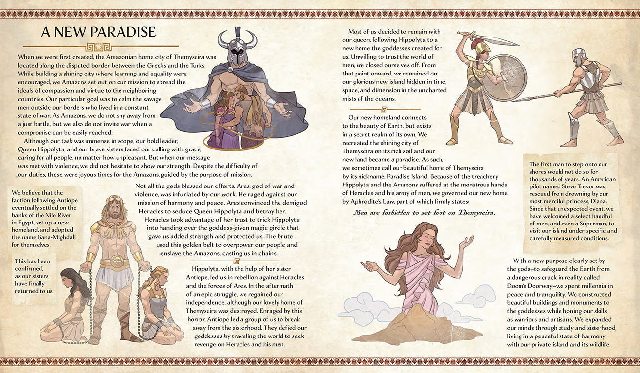Wonder Woman: The Way of the Amazons Hardcover Book