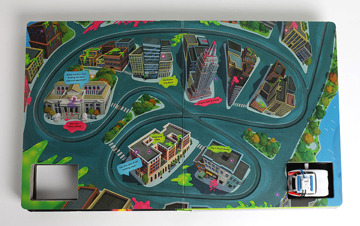 Ghostbusters Ectomobile: Race Against Slime Hardcover Book