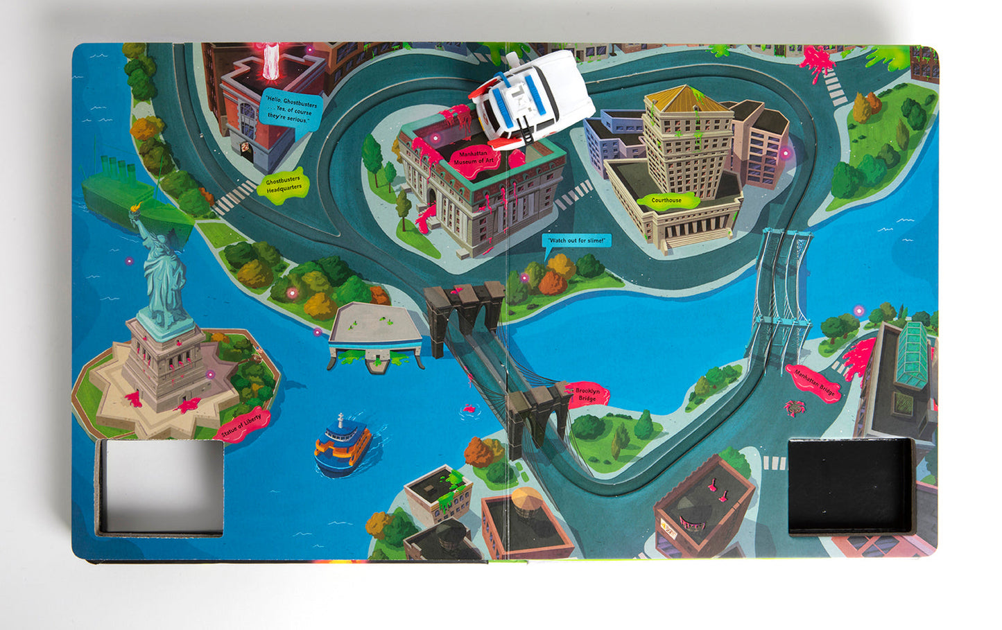 Ghostbusters Ectomobile: Race Against Slime Hardcover Book