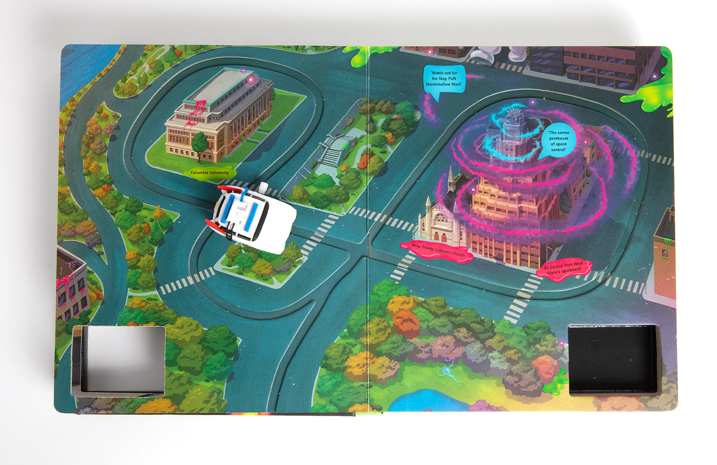 Ghostbusters Ectomobile: Race Against Slime Hardcover Book
