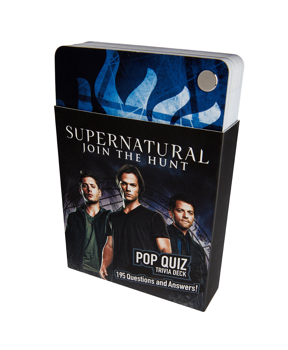Supernatural Pop Quiz Trivia Deck Hardcover Book