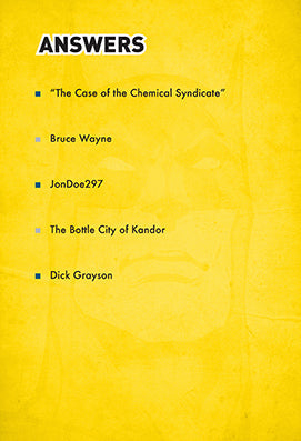 DC Comics: Batman Pop Quiz Trivia Deck Hardcover Book