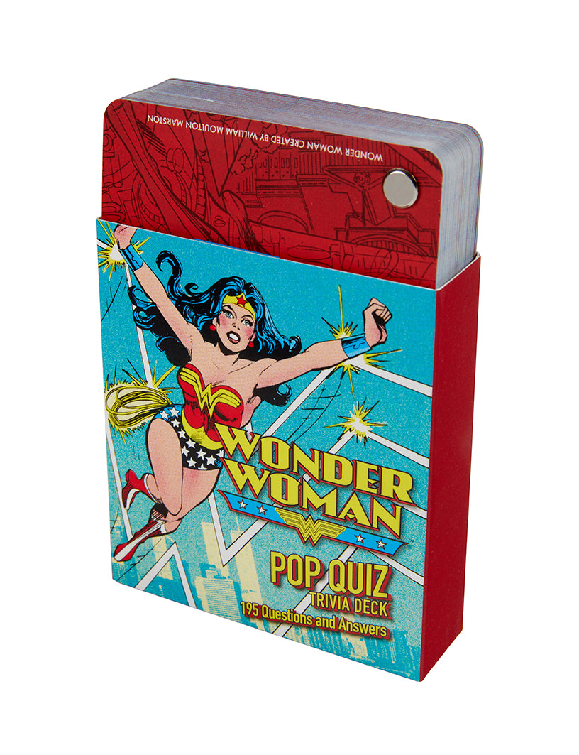 DC Comics: Wonder Woman Pop Quiz Trivia Deck Hardcover Book