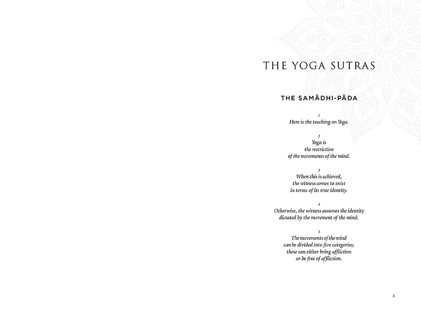 The Yoga Sutras Hardcover Book