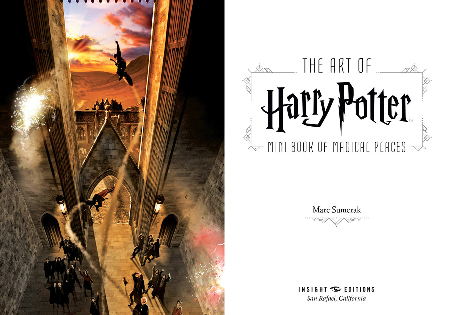The Art of Harry Potter: Mini Book of Magical Places Hardcover Book