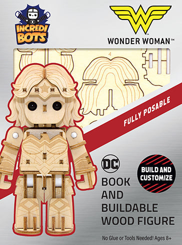 IncrediBuilds: IncrediBots: DC Comics: Wonder Woman Softcover Book