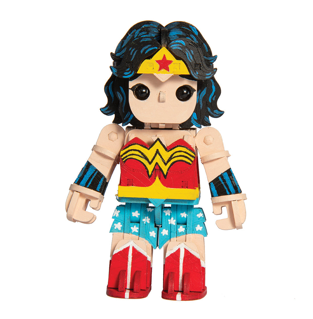 IncrediBuilds: IncrediBots: DC Comics: Wonder Woman Softcover Book