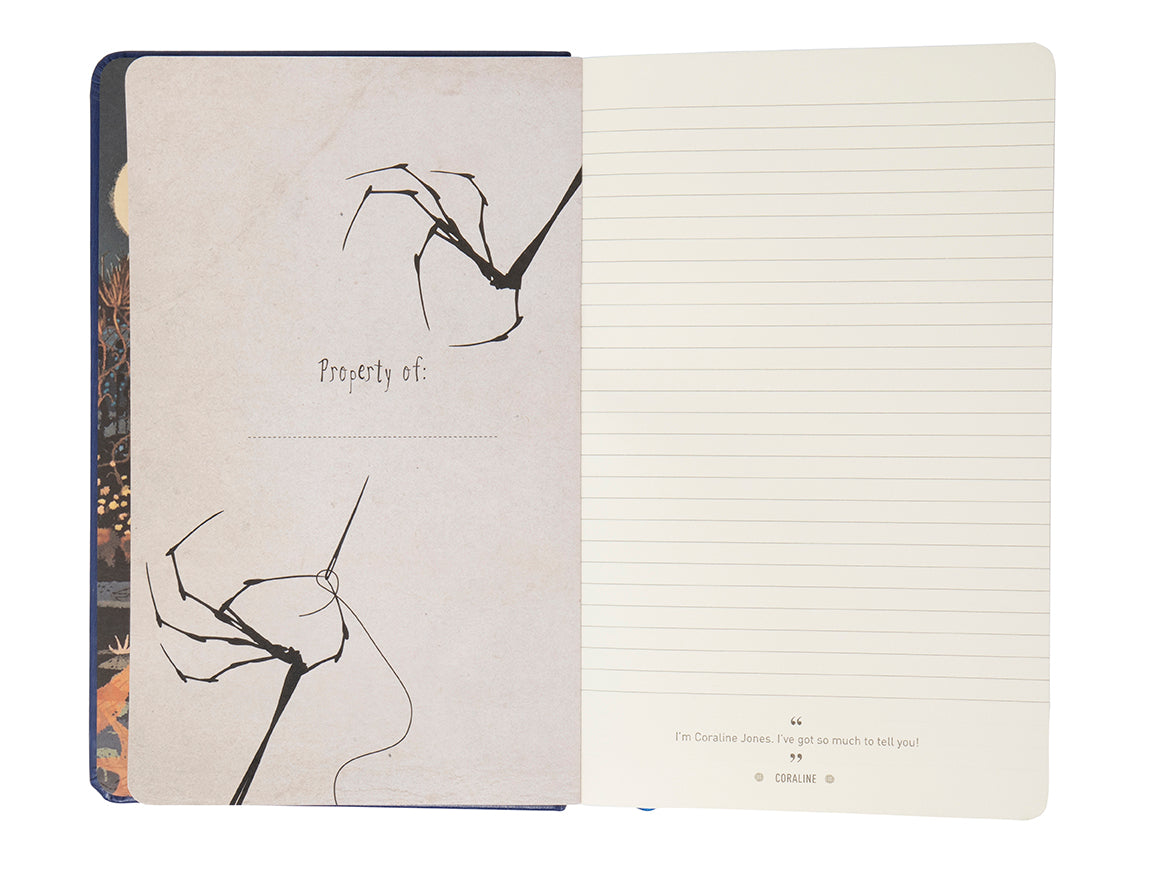 Coraline Hardcover Ruled Journal Hardcover Book