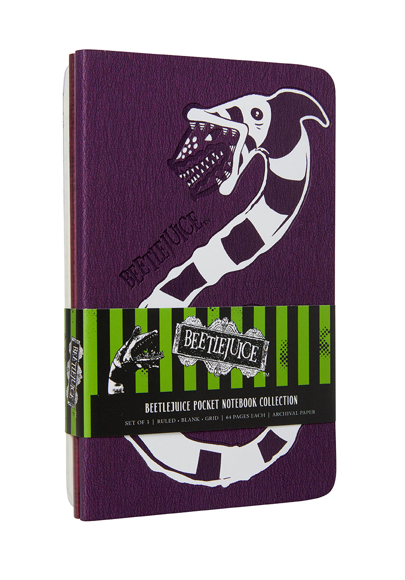 Beetlejuice Pocket Notebook Collection (Set of 3) Softcover Book