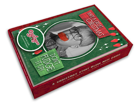 A Christmas Story Blank Boxed Note Cards Hardcover Book