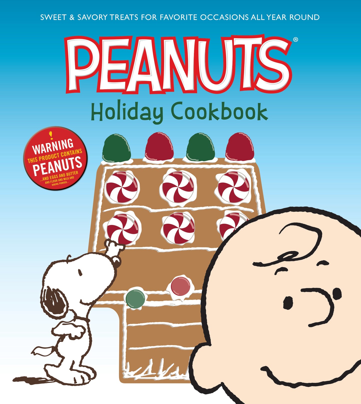 Peanuts Holiday Cookbook Hardcover Book