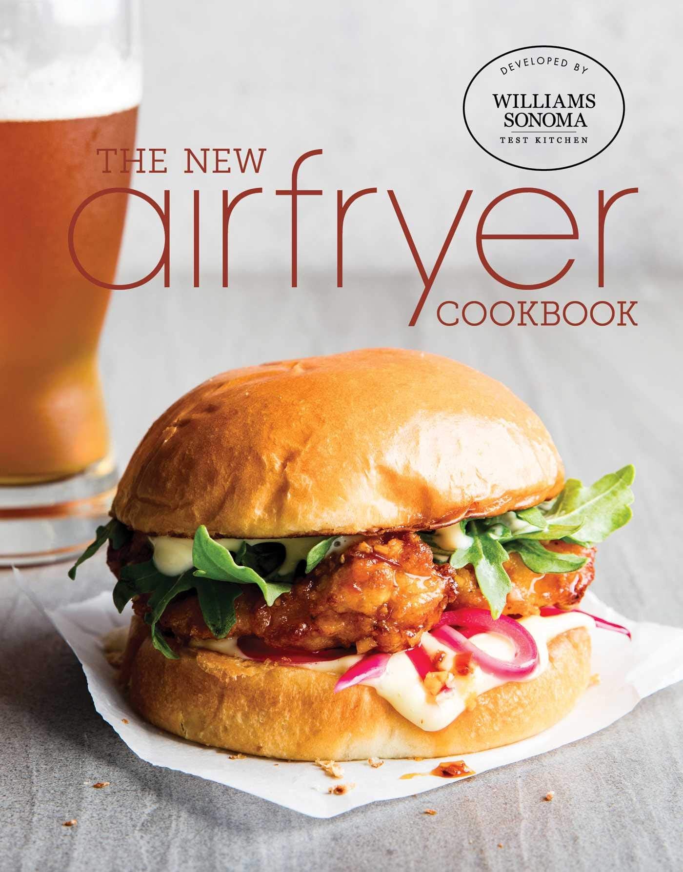 The New Air Fryer Cookbook Hardcover Book