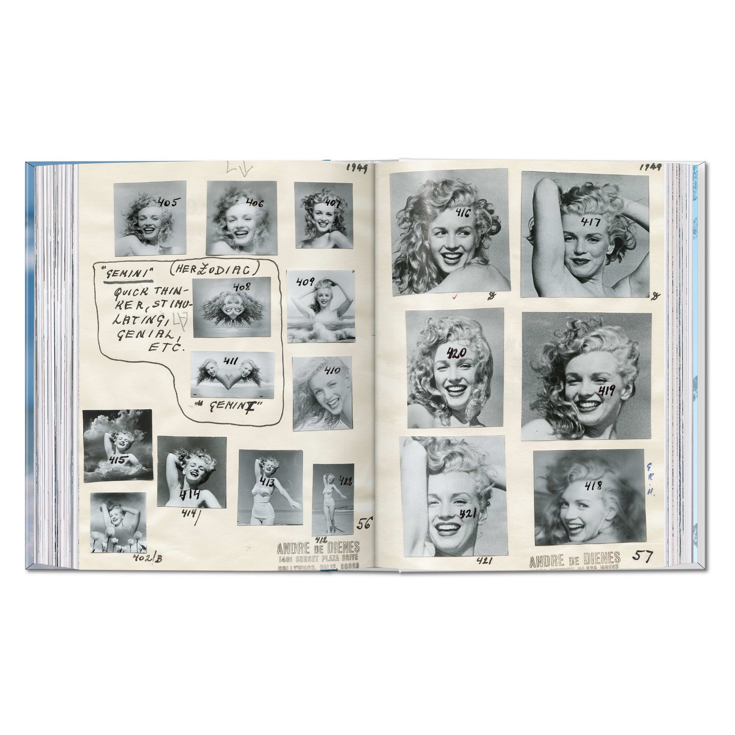 André de Dienes. Marilyn Monroe. 45th Ed. (English) Book