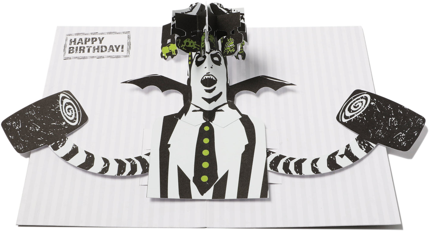 Beetlejuice Pop-Up Card Softcover Book