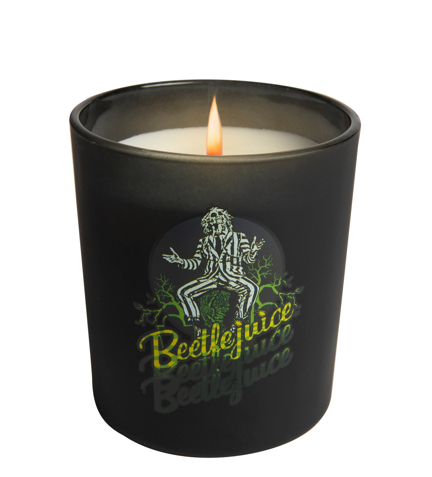 Beetlejuice Glass Candle