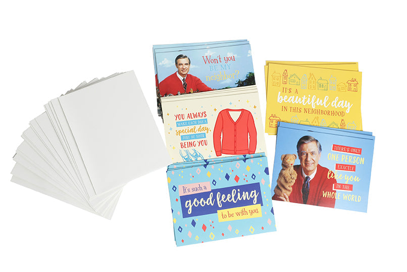 Mister Rogers' Neighborhood Blank Boxed Note Cards Hardcover Book
