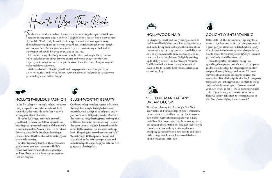 Breakfast at Tiffany's: The Official Guide to Style Hardcover Book